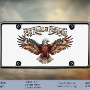 Freedom Eagle License Plate