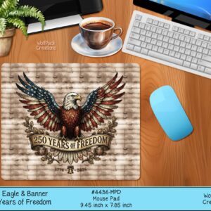 Eagle and Banner Mousepad