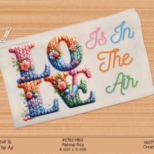 Love is in the Air Zippered Pouch