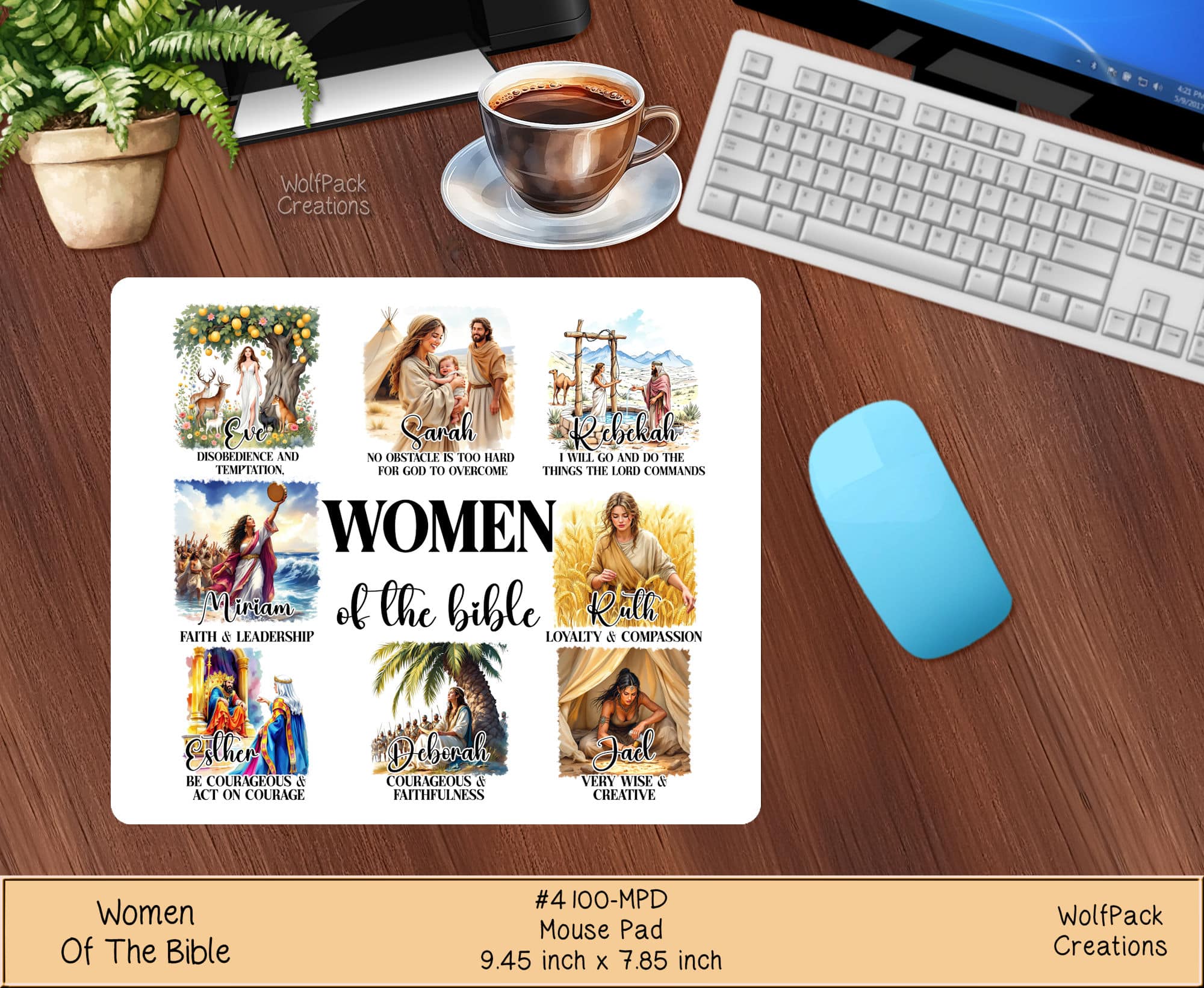 Women of the Bible Mousepad