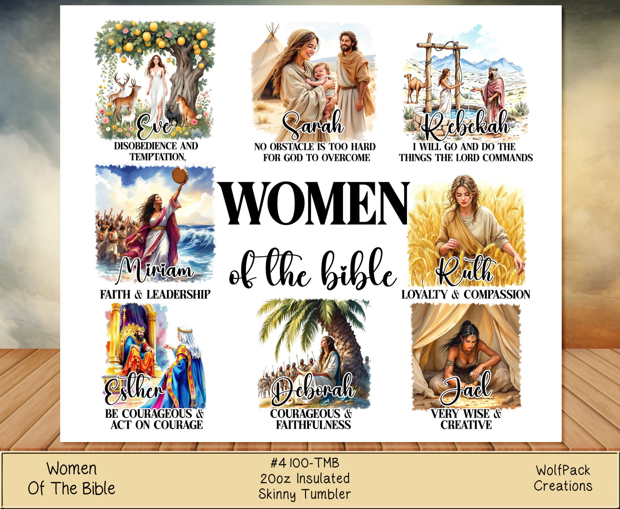 Women of the Bible Tumbler
