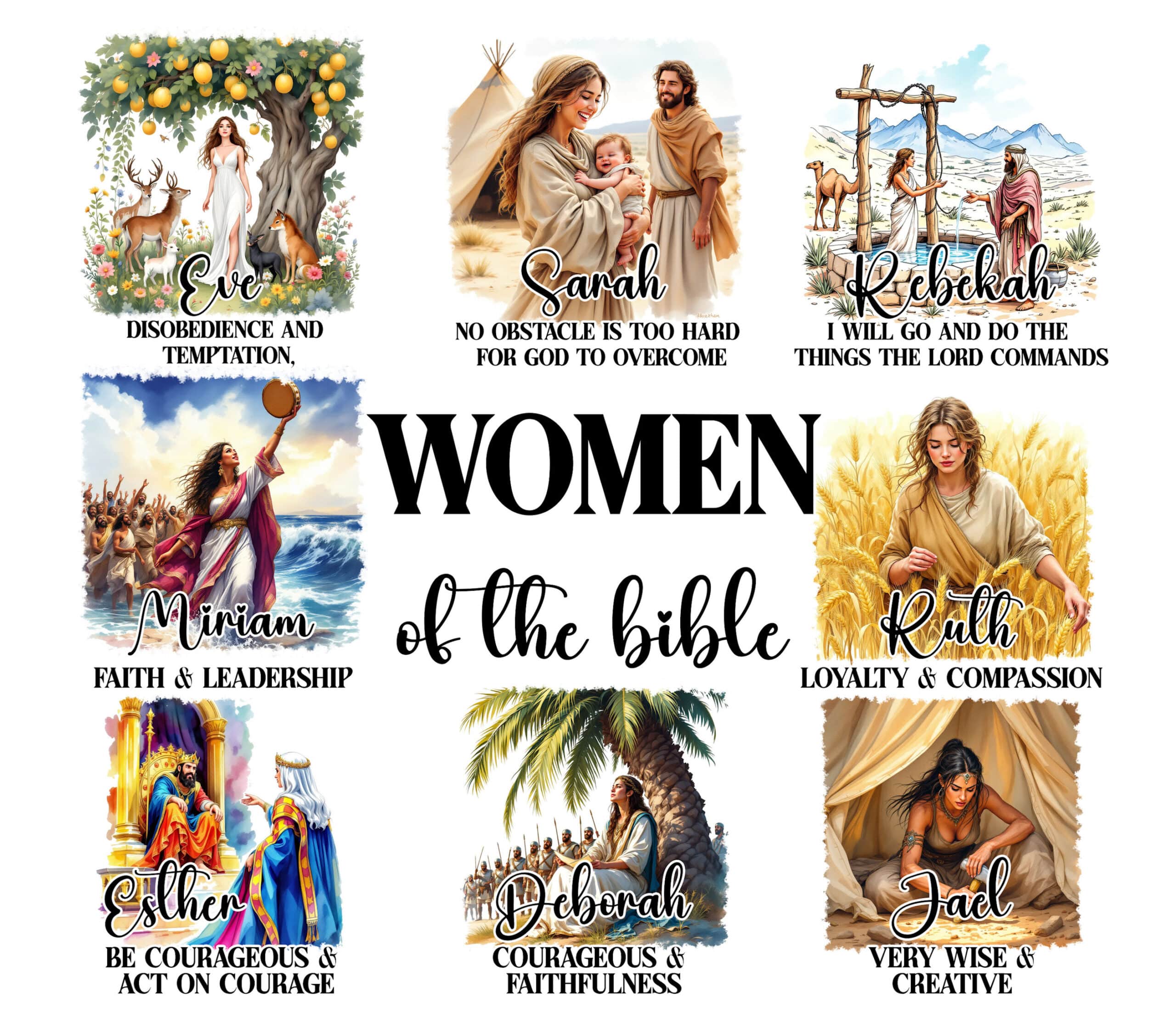 Women of the Bible Tumbler
