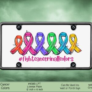 Fight Cancer License Plate