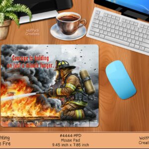 Fighting the Fire Mousepad