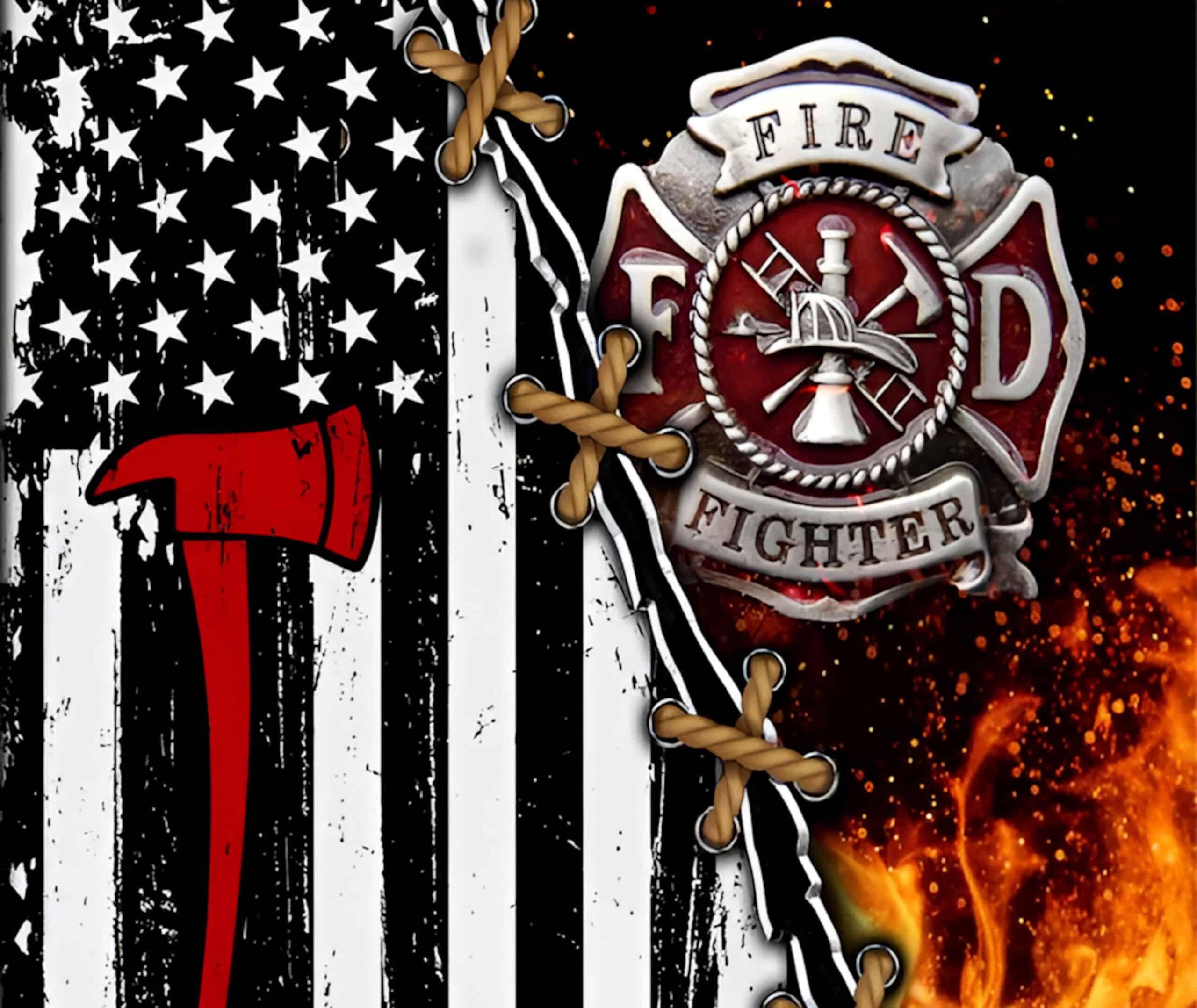 Firefighter Badge Mousepad