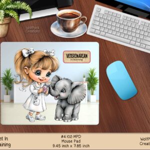 Vet in Training Mousepad