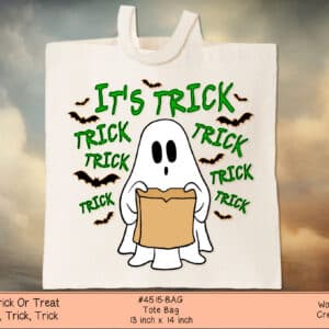 Spooky It's Trick Tote Bag